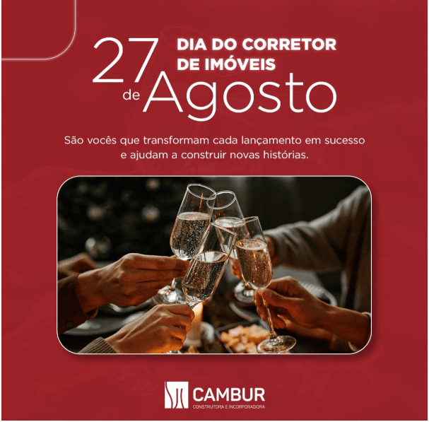 27 de Agosto dia do corretor de imóveis