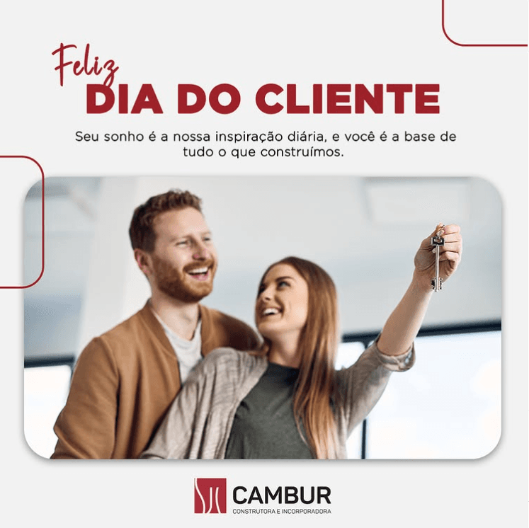 Feliz dia do cliente!