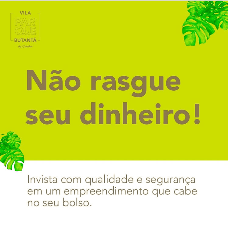 Não rasgue seu dinheiro!