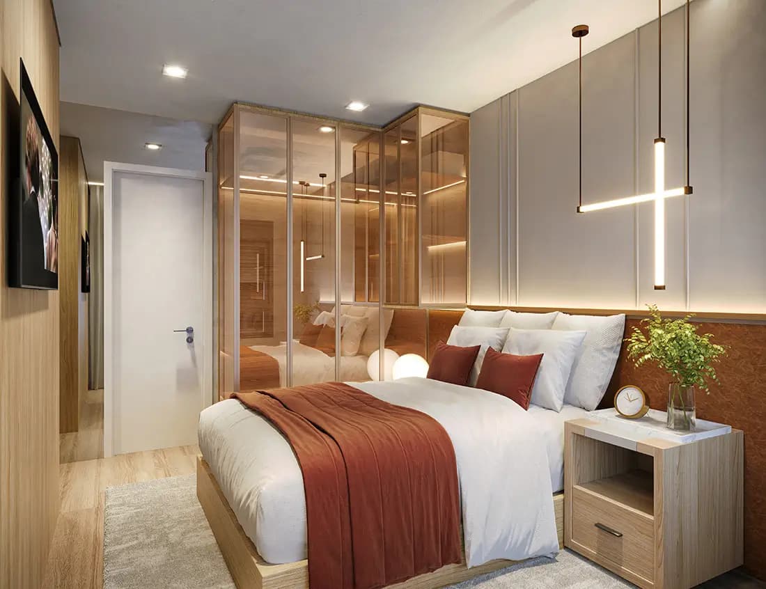 Perspectiva Apto. 2 Dorms.