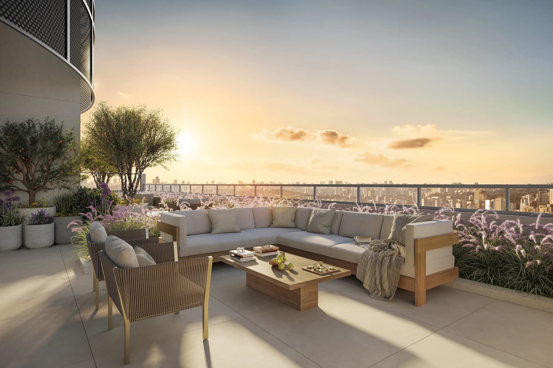 Mirante Rooftop - Perspectiva Ilustrada Infinity