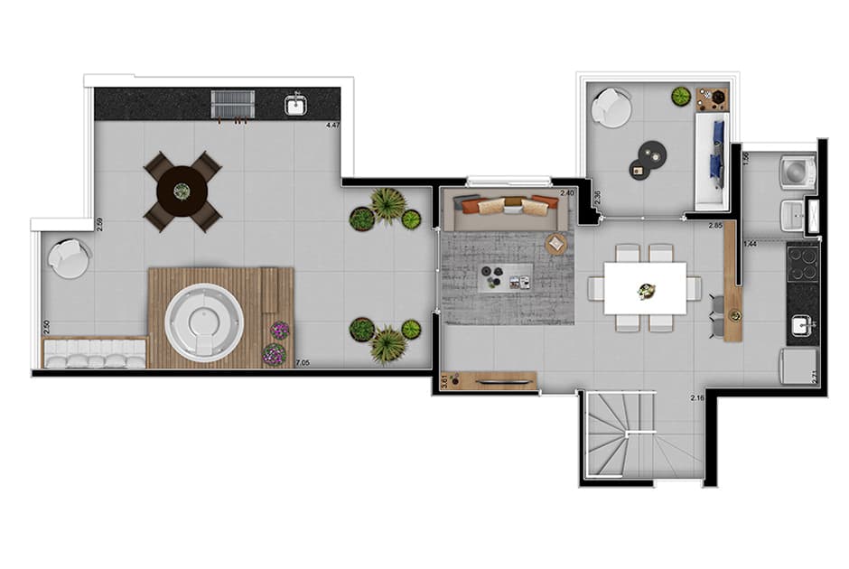 Planta Pavimento Inferior